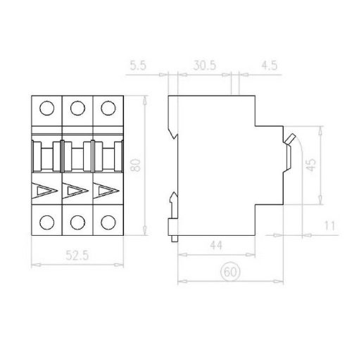 Jistič EATON PL7-C40/3 40A 263413 - Obrázek 2