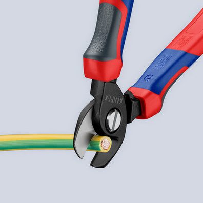 Kabelové nůžky Knipex 95 12 165 165mm do průměru 15mm nebo 50mm2 - Obrázek 2