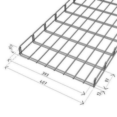 Kabelový žlab Arkys Merkur 2 400x50mm GZ 2m ARK-211170 - Obrázek 2