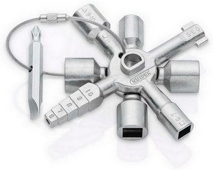 Klička na zámky rozvaděčů Knipex 00 11 01 multifunkční