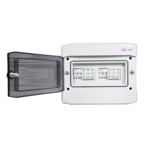 Kompletní DC nástěnná rozvodnice pro FVE ETI RFVE1100/12-DC2/2-16-EMT2 2 stringy IP65 001105403 - Obrázek 2