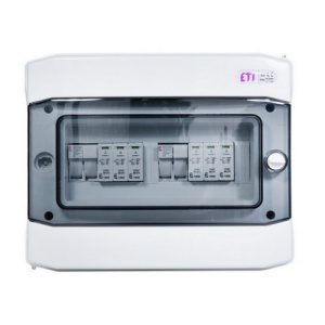 Kompletní DC nástěnná rozvodnice pro FVE ETI RFVE1100/12-DC2/2-16-EMT2 2 stringy IP65 001105403