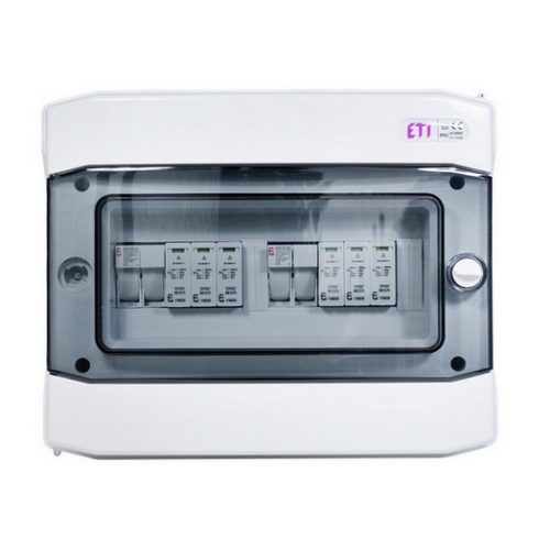 Kompletní DC nástěnná rozvodnice pro FVE ETI RFVE1100/12-DC2/2-16-EMT2 2 stringy IP65 001105403