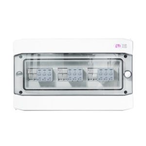 Kompletní DC nástěnná rozvodnice pro FVE ETI RFVE1100/18-DC3/3-16-EMT2 3 stringy IP65 001105480