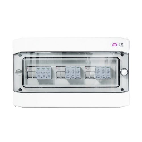 Kompletní DC nástěnná rozvodnice pro FVE ETI RFVE1100/18-DC3/3-16-EMT2 3 stringy IP65 001105480