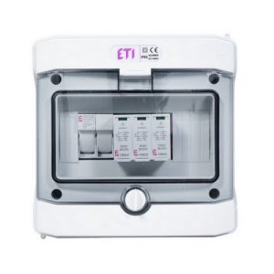 Kompletní DC nástěnná rozvodnice pro FVE ETI RFVE1100/8-DC1/1-16-EMT12 1 string IP65 001105400