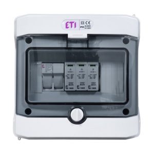 Kompletní DC nástěnná rozvodnice pro FVE ETI RFVE1100/8-DC1/1-16-EMT2 1 string IP65 001105401