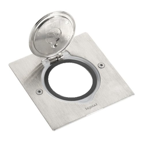 Kryt Legrand 89700 PLATINUM IP44 2M nerez čtverec - Obrázek 2
