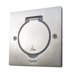 Kryt Legrand 89700 PLATINUM IP44 2M nerez čtverec
