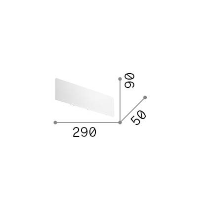 LED nástěnné svítidlo Ideal LUX Zig Zag 12W 3000K 179315 - Obrázek 2