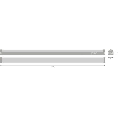 LED svítidlo LEDVANCE Linear Combo 1200mm 30-40W CCT 3000/4000/6500K - Obrázek 2