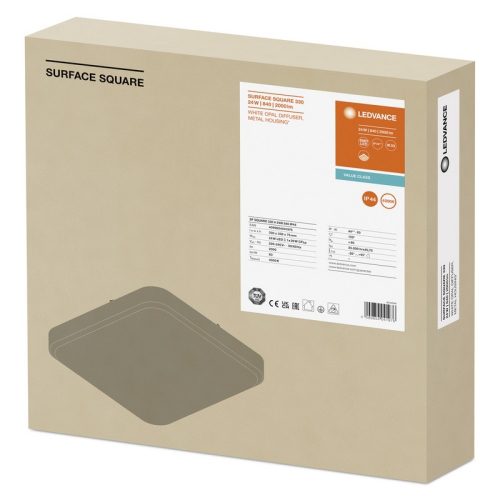 LED svítidlo LEDVANCE SF Square 24W 4000K 330mm IP44 - Obrázek 2
