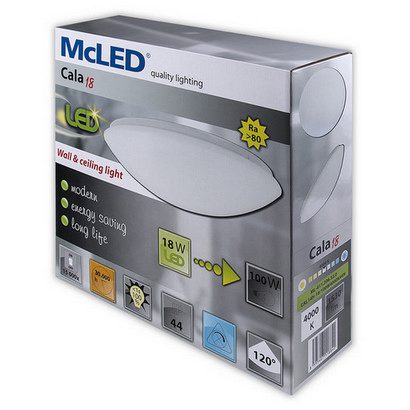 LED svítidlo McLED Cala 18 18W IP44 4000K neutrální bílá ML-411.206.32.0 AKCE 4+1 - Obrázek 2