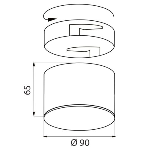 LED svítidlo McLED GAP 8 bílá 8W 2700K teplá bílá ML-416.037.33.0 - Obrázek 2