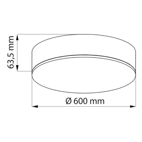 LED svítidlo McLED Nova R 600 60W 4000K černá ML-416.098.33.0 - Obrázek 2