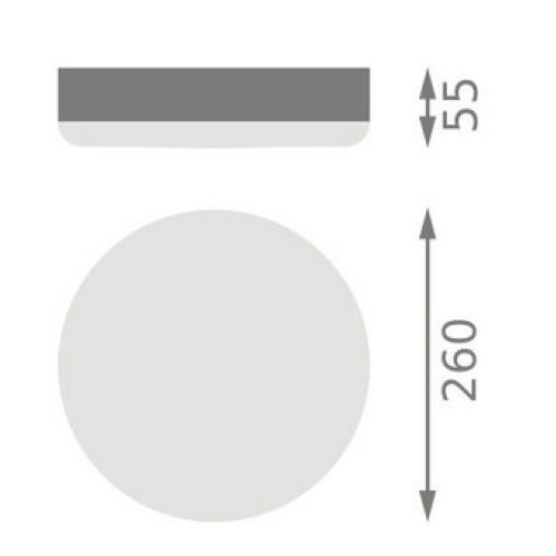 LED svítidlo s pohybovým čidlem LEDVANCE SF Circular Slim 26W 4000K 260mm IP65 4099854102677 - Obrázek 2