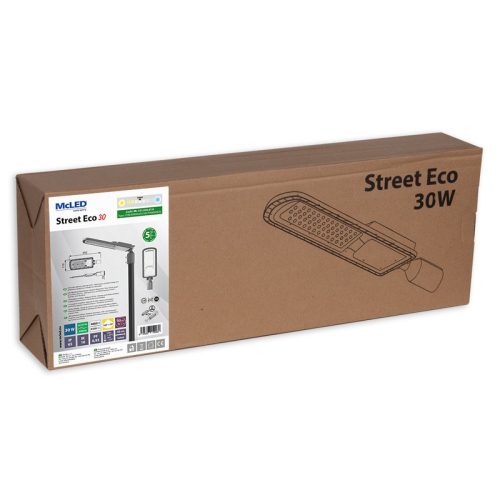 LED svítidlo veřejného osvětlení McLED Street Eco 30W 4000K neutrální bílá ML-521.026.47.0 - Obrázek 2
