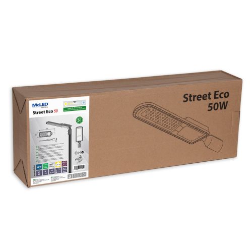 LED svítidlo veřejného osvětlení McLED Street Eco 50W 4000K neutrální bílá ML-521.027.47.0 - Obrázek 2