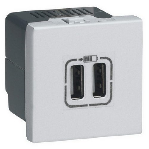 Legrand Mosaic nabíječka USB A+A 2