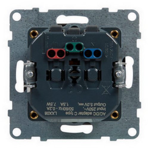 Legrand SUNO zásuvka s USB nabíjením hliník 721389 - Obrázek 2