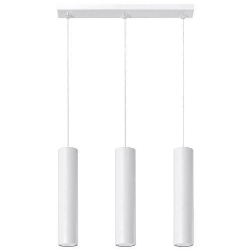 Lustr SOLLUX Lagos 3 GU10 3x40W bez zdroje SL.0325 bílá