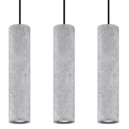 Lustr SOLLUX Luvo 3 GU10 3x40W bez zdroje SL.0655 beton