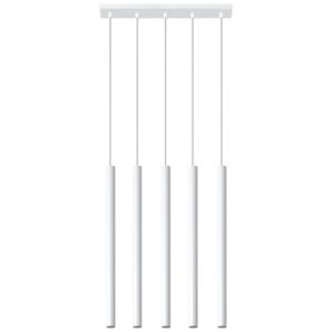Lustr SOLLUX Pastelo 5 G9 5x12W bez zdroje SL.0468 bílá