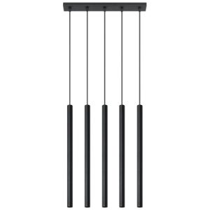 Lustr SOLLUX Pastelo 5 G9 5x40W bez zdroje SL.0472 černá