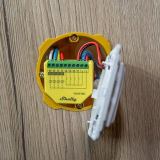 Modul řízení LED pásků Shelly Plus RGBW PM 12/24V DC WiFi žlutá - Obrázek 2