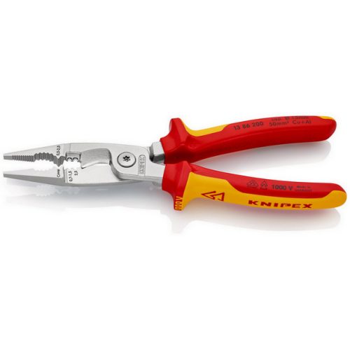 Multikleště Knipex 13 86 200 elektroinstalační 200mm VDE 1000V - Obrázek 2