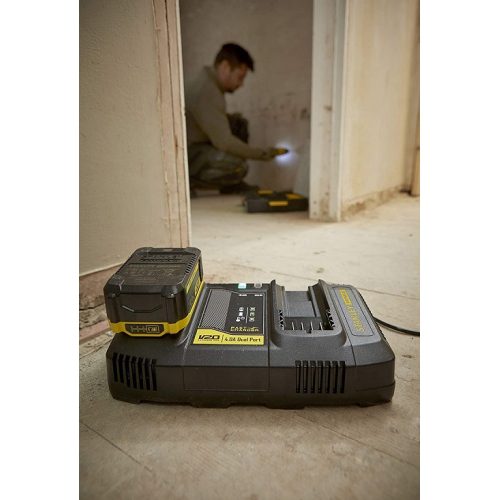 Nabíječka Dual Port Stanley FatMax V20 SFMCB24 18V 4A bez akumulátorů - Obrázek 2