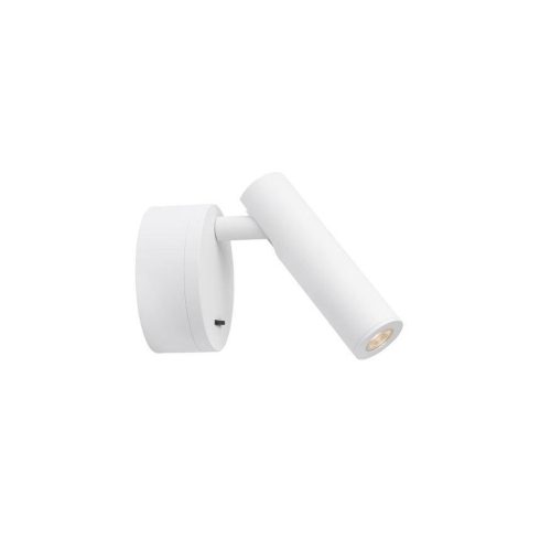 Nástěnné LED svítidlo NOVA LUCE CLIP 3W 3000K bílé s vypínačem 9030201