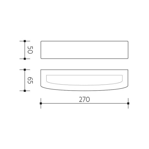 Nástěnné LED svítidlo Panlux BLOCO stříbrná PN42100014 - Obrázek 2