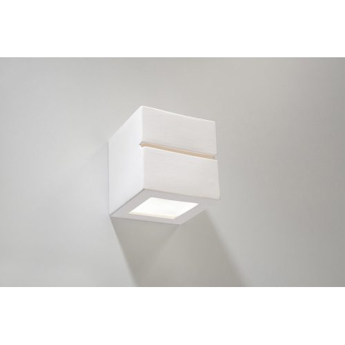 Nástěnné keramické svítidlo SOLLUX Leo line E27 1x60W bez zdroje SL.0230 bílá - Obrázek 2