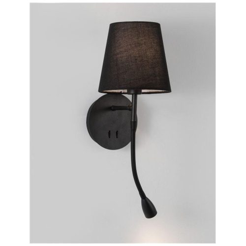 Nástěnné svítidlo NOVA LUCE NIA E27 + LED na čtení 3000K 9182372 bez žárovky - Obrázek 2