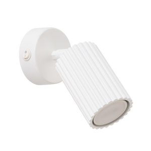 Nástěnné svítidlo SOLLUX KARBON bílá GU10 1x10W bez žárovky SL.1541