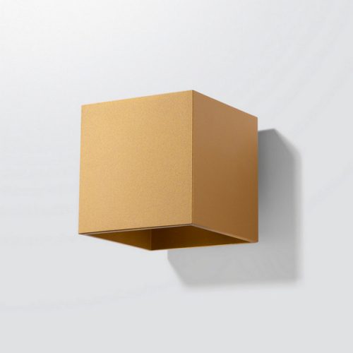 Nástěnné svítidlo SOLLUX QUAD 1 zlaté G9 1x8W bez žárovky SL.1183 - Obrázek 2