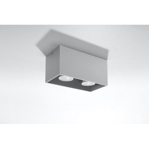 Nástěnné svítidlo SOLLUX Quad maxi GU10 2x40W bez zdroje SL.0382 šedá - Obrázek 2