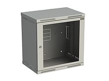 Nástěnný datový rozvaděč 19" výška 12U (621mm) H=400mm Š=600mm šedý Solarix SENSA-12U-64-11-G
