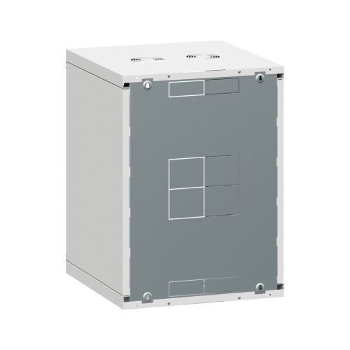 Nástěnný datový rozvaděč 19" výška 18U (907mm) H=450mm Š=572mm šedý Conteg iSEVEN RQN-18-60/45-B - Obrázek 2