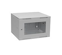 Nástěnný datový rozvaděč 19" výška 6U (356mm) H=450mm Š=520mm šedý Solarix SENSA-L-6U-545-11-G