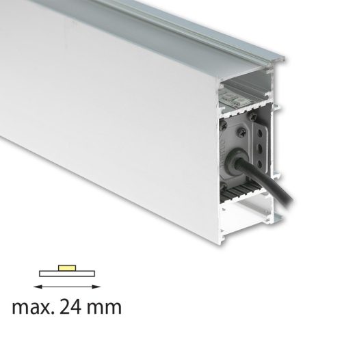 Nástěnný hliníkový profil McLED NB 42x85mm s mléčným difuzorem 1m ML-761.027.43.1 - Obrázek 2