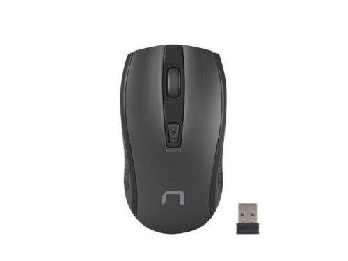 Natec optická myš JAY 2/1600 DPI/Kancelářská/Optická/1 600 DPI/Bezdrátová USB/Černá NMY-1799