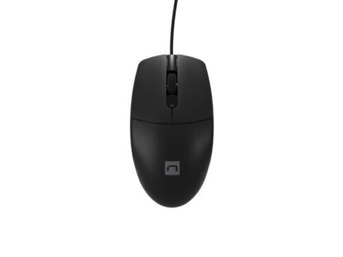 Natec optická myš RUFF 2/1 000 DPI/Kancelářská/Optická/1 000 DPI/Drátová USB/Černá NMY-1987
