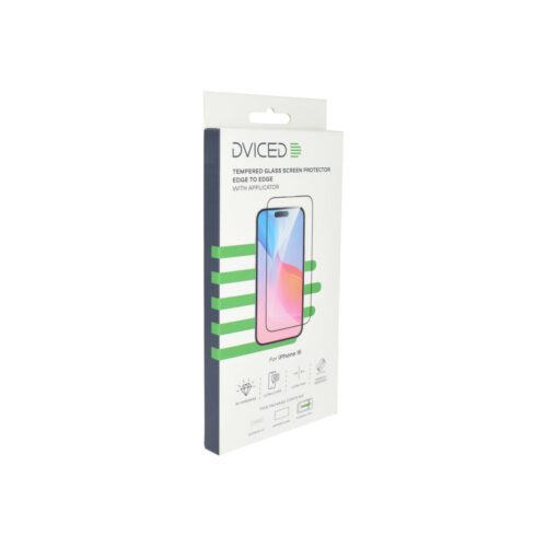 Ochranné sklo iPhone 16 Dviced Edge-to-Edge Tempered Glass s aplikátorem - Obrázek 2