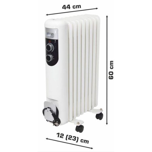 Olejový radiátor FKOS9M 800W / 1200W / 2000W - Obrázek 2