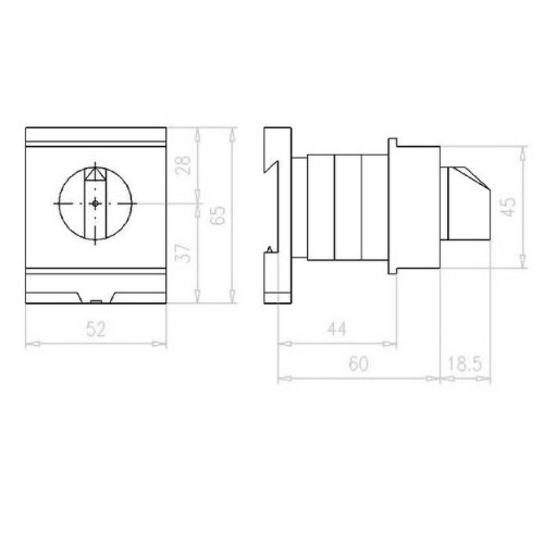 Otočný přepínač EATON 1-pól Z-DSA1-01 /Z8-DS 200/ 20A 248868 - Obrázek 2