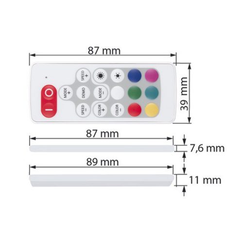 Ovládání LED pásku McLED ML-910.531.14.1 RF Nano pro RGB LED pásky ovladač + přijímač - Obrázek 2