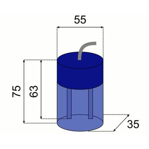 Ponorná sonda MAVE PS-2 kabel 20m - Obrázek 2