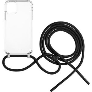 Pouzdro FIXED Pure Neck s černou šňůrkou na krk pro Apple iPhone 11 FIXPUN-428-BK